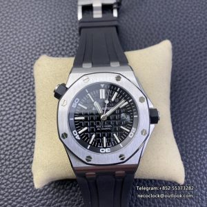 AP Royal Oak Offshore 42mm 15703 Black Dial Black Rubber Strap ZF SA3120