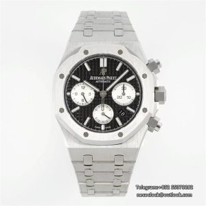 AP Royal Oak 41mm 26331 Black/White Dial SS Bracelet IPF A7750