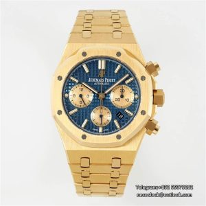 AP Royal Oak 41mm 26331 YG Blue/YG Dial YG Bracelet IPF A7750
