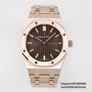 AP Royal Oak 33mm 67651 RG Brown Dial RG Bracelet ZF Swiss Quartz