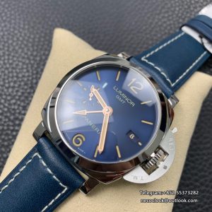 PAM688 42mm LUMINOR 1950 GMT Blue Dial Blue Leather Strap VSF P9001
