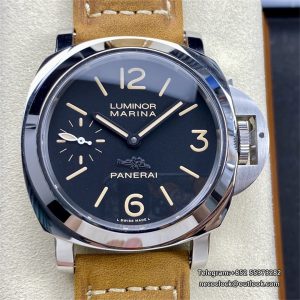 PAM416 44mm Luminor Black Dial Brown Leather Strap HWF 6497