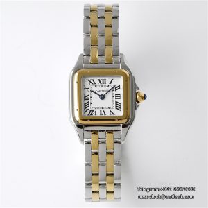 PANTHERE 22mm Ladies YG/SS White Dial YG/SS Bracelet BVF Swiss Quartz