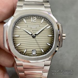 Nautilus 7118 35.2mm Ladies Grey Dial SS Bracelet 3KF A324SC