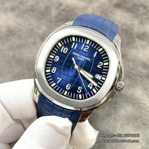 Aquanaut 5168 42mm Blue Dial Blue Rubber Strap ZF A324SC
