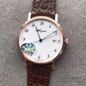 Classique5177-29 38mm RG White Dial Brown Leather Strap MKSF MY9015