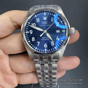 IWC Pilot Mark XX 40mm IW328204 Blue Dial SS Bracelet V7F A2892