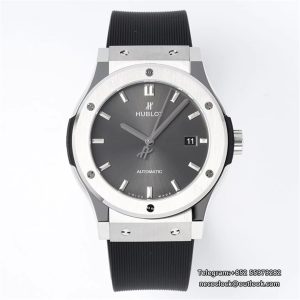 Classic Fusion 42mm Grey Dial Black Rubber Strap JJ+F A1110
