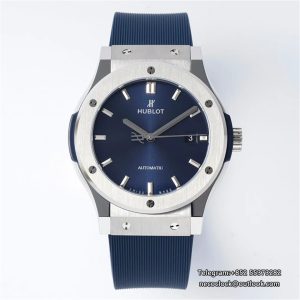 Classic Fusion 42mm Blue Dial Blue Rubber Strap JJ+F A1110
