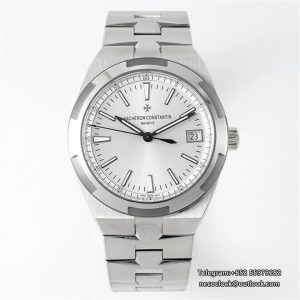 Overseas 41mm 4500V Silver Dial SS Bracelet ZF A5100