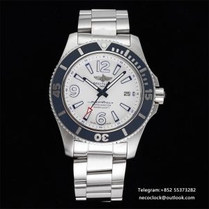 Breitling 42mm SUPEROCEAN White Dial SS Bracelet TF A2824