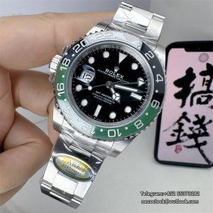 GMT Master II 126720 Sprite Oyster Bracelet 40mm SS/SS Black Dial ARF V2 SH3285