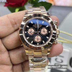 Daytona 116505 RG/RG Black/Stk 904L BTF SA4130