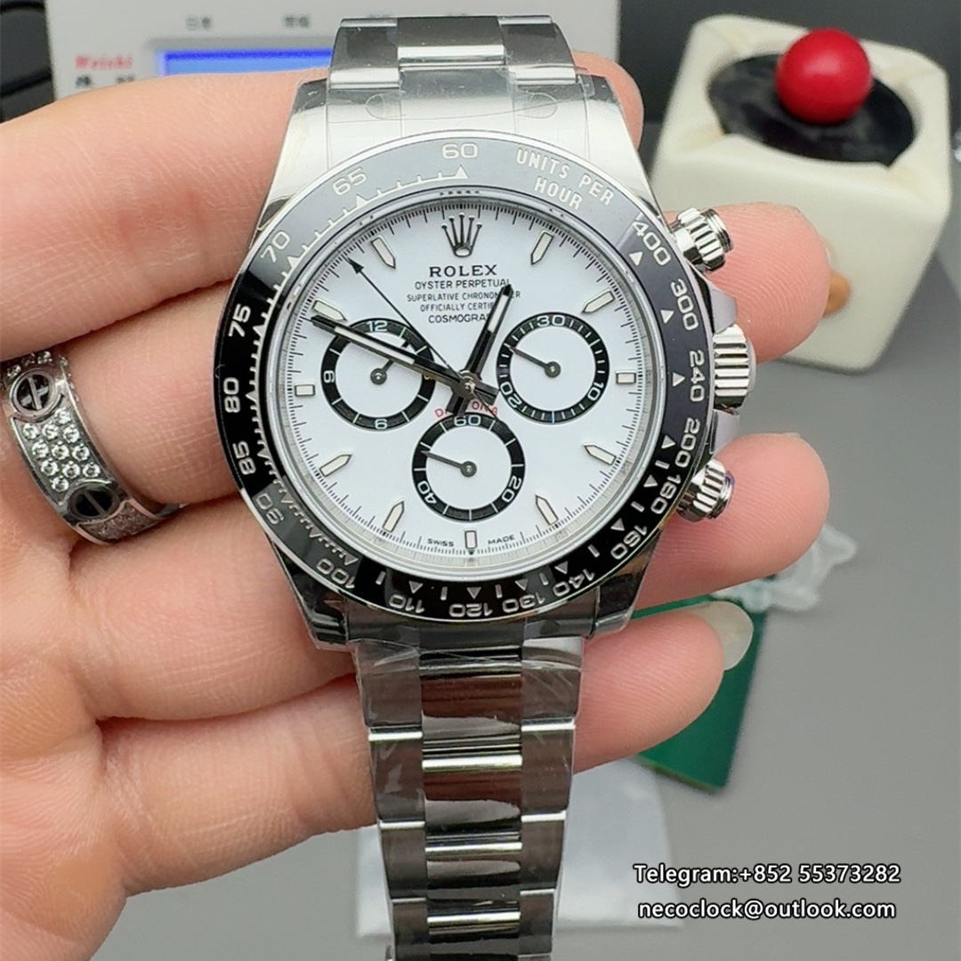 はなぼうさん専用 Daytona 126500LN 40mm SS/SS White Dial panda VSF DD4131 Super