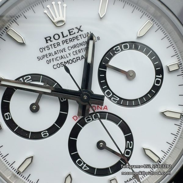 Daytona 126500LN 40mm SS/SS White Dial panda VSF DD4131 Super
