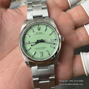 Oyster Perpetual 134300 41mm SS/SS Pistachio Dial VSF VS3230