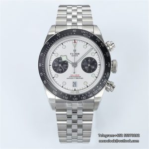 Tudor Black Bay Chrono 316L 41mm SS/SS white Dial ZF DD7750