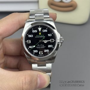 Airking 126900 40mm Oyster Bracelet Black Dial VSF S3230