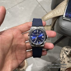 Overseas 41mm 4500V Blue Dial Blue Rubber strap ZF A5100