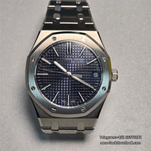 Royal Oak 41mm 15510 SS TOPF 1:1 Best Edition Blue Dial on SS Bracelet DD4302 Super Clone