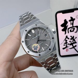 Royal Oak 15450 SS/SS Grey/Stk ZF SA3120 Super Clone