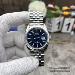 Datejust 126234 36mm Jub SS/SS Blue Textured/Stk VSF VS3235