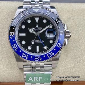 GMT Master II 126710 batgirl 40mm Jubilee Bracelet Black Dial ARF DD3285
