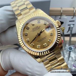 DateJust 28mm Ladies 279178 YG/YG Diamond Dial Oyster Bracelet GSF A2671