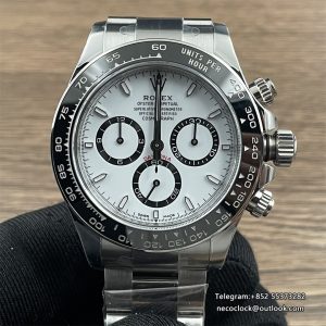 Daytona 126500LN 40mm SS/SS White Dial C Plus DD4131 Panda