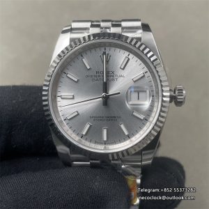 Datejust 36mm Jubilee Flt 904L SS/SS Silver Dial V3 ARF A2824