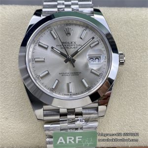 Datejust 126334 41mm Jub Smooth SS/SS Silver/Stk ARF DD3235