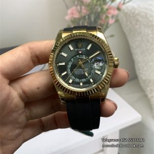 SkyDweller 336238 42mm YG/RU Green Dial ZF A2824(Tungsten Heavy Version)