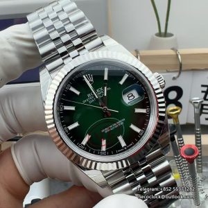 Datejust 126334 41mm 2026 Jub SS/SS Ombre Green/Stk VSF V2 DD3235