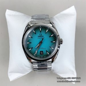 Aqua Terra 150M 38mm SS/SS Turquoise Blue Dial VSF A8800