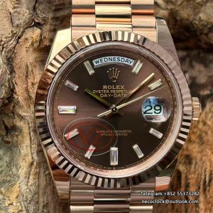 DayDate 228235 40mm RG/RG Brown/DIaVSF V2 DD3255 (Gian Weighted)