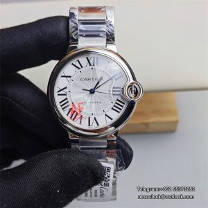 Ballon Bleu De Cartier 36mm SS/SS White Dial AF NH05