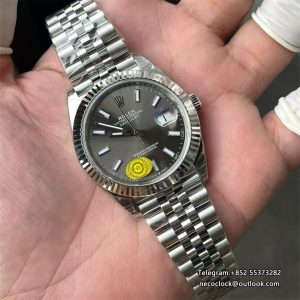 Datejust 126334 41mm  SS/SS Grey Dial Jubilee VSF DD3235 V3 Free Sprung
