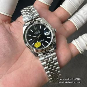Datejust 126334 41mm  SS/SS Black Dial Jubilee VSF DD3235 V3 Free Sprung