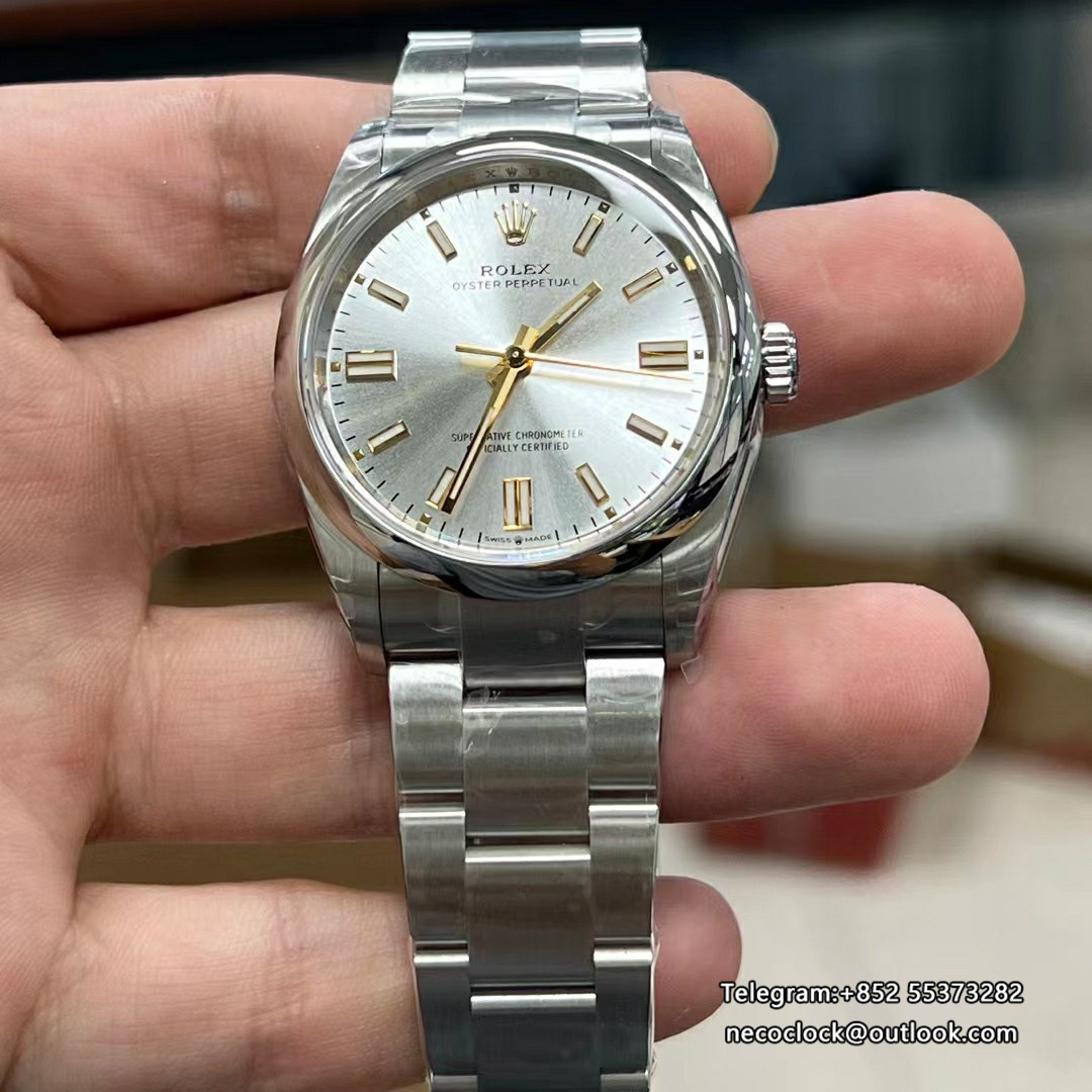 Oyster Perpetual 126000 36mm SS/SS Silver/Stk VSF VS3230