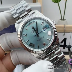 DayDate 228236 40mm SS/SS Ice Blue/Rmn VSF V2 DD3255 (Gain Weight)
