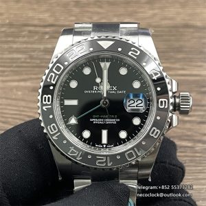 GMT-Master II 126710 GRNR 904L Steel RICH 1:1Oyster Bracelet JH3285 (Free Sprung) V2