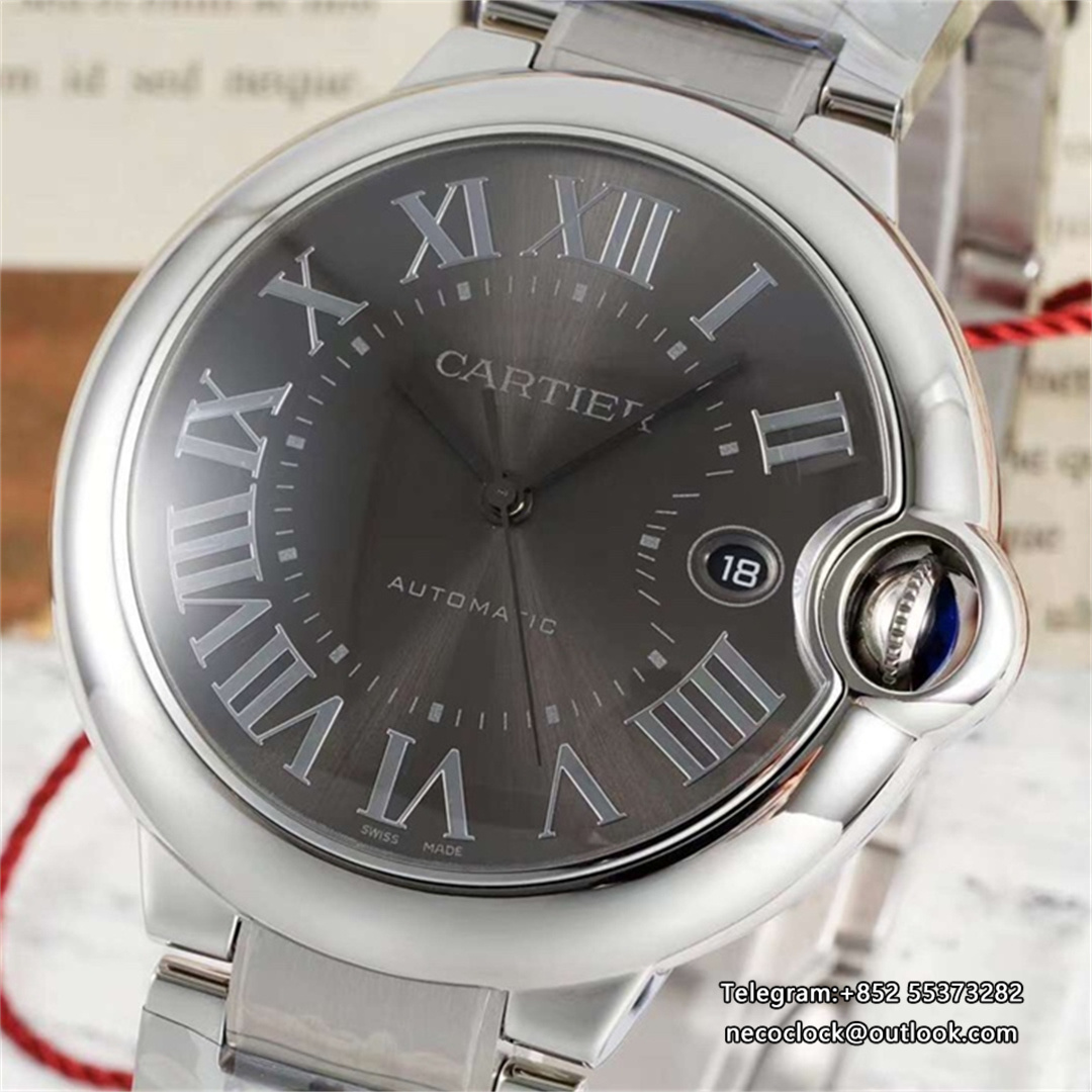 Ballon Bleu De Cartier 40mm SS/SS Grey Dial AF A2824