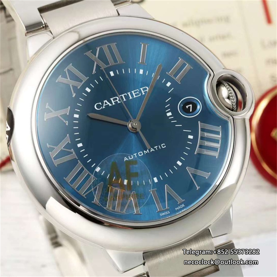 Ballon Bleu De Cartier 40mm SS/SS Blue Dial AF A2824