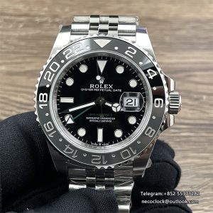 GMT Master II 126710 Bruce Wayne 40mm Jub SS/SS Black Dial VSF DD3285 v4 free sprung